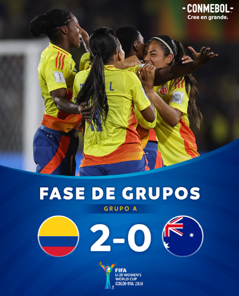 Resultado del encuentro entre Colombia vs Australia