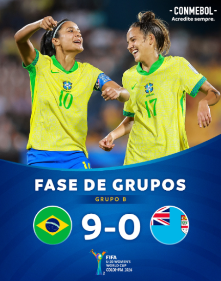 Resultado del partido entre Brasil y Fiji 